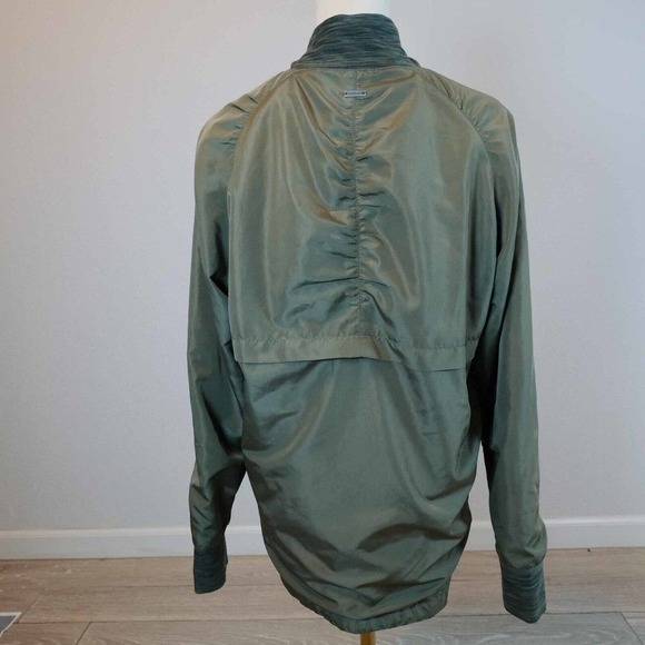 PrAna Womens Jacket Small Lined Full Zip Lined Rain Windbreaker Bomber Quick Dry - Picture 8 of 15